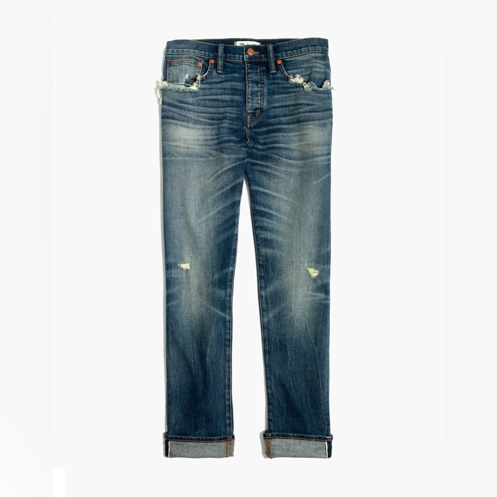 Madewell Straight-Leg Jeans in Cloverdale: Selvedge Edition